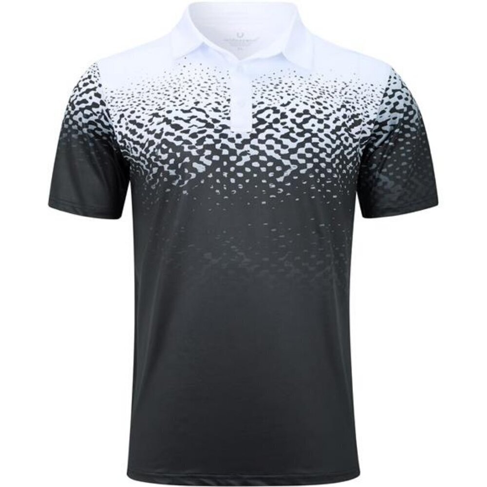 Athletic Polo Shirt Men Moisture Wicking Golf